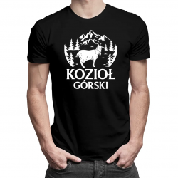 Kozioł górski - męska koszulka na prezent