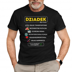 Dziadek Sp z o.o. - męska koszulka na prezent