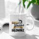 Super Dziadek Urodzony Wędkarz - kubek z nadrukiem na prezent