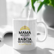 Mama wie dużo, ale babcia wie wszystko - kubek z nadrukiem na prezent