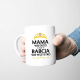 Mama wie dużo, ale babcia wie wszystko - kubek z nadrukiem na prezent