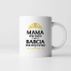 Mama wie dużo, ale babcia wie wszystko - kubek z nadrukiem na prezent