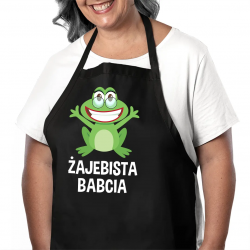 Żajebista Babcia - fartuch na prezent dla babci