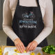 Jestem super rowerzystką, ale jestem też super babcią - fartuch na prezent dla babci