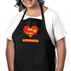 Superbabcia - fartuch na prezent dla babci