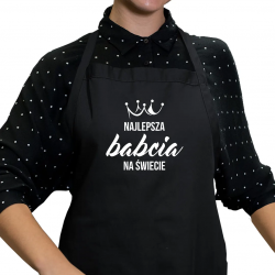 Najlepsza babcia na świecie - fartuch z nadrukiem
