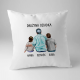 Drużyna dziadka - poduszka na prezent dla dziadka - produkt personalizowany