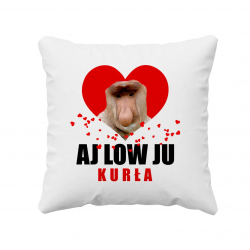 Aj low ju kurła - poduszka na prezent