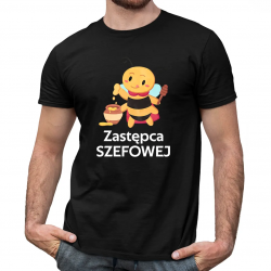 Zastępca szefowej - męska koszulka na prezent