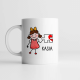 Puzzle + Imię (damskie) - kubek na prezent - produkt personalizowany