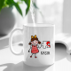 Puzzle + Imię (damskie) - kubek na prezent - produkt personalizowany