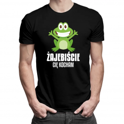 Żajebiście cię kocham - męska koszulka na prezent