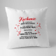 Kochanie - poduszka na prezent