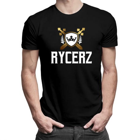 Rycerz - męska koszulka na prezent
