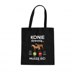 Konie dzwonią, muszę iść - torba na prezent