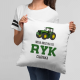 Moja muzyka to ryk ciągnika - poduszka na prezent dla rolnika