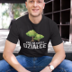Król na swojej działce - męska koszulka z nadrukiem