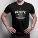 (Imię i wiek) Nadal na oryginalnych częściach - męska koszulka na prezent - produkt personalizowany