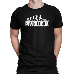 Piwolucja - męska koszulka na prezent