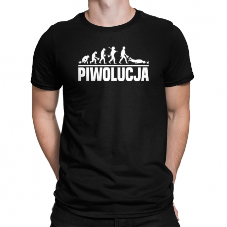 Piwolucja - męska koszulka na prezent
