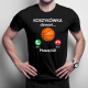 Koszykówka dzwoni, muszę iść - męska koszulka na prezent