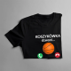 Koszykówka dzwoni, muszę iść - damska koszulka na prezent