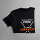 Moja ulubiona pora to: pora na unihokeja - damska koszulka na prezent