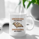 Urodzona do spania, zmuszona do pracy - kubek na prezent