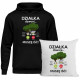 Komplet dla działkowca - Działka dzwoni - Bluza i poduszka z nadrukiem