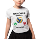 Siatkówka dzwoni, muszę iść  (wersja 2) - dziecięca koszulka na prezent
