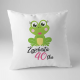 Żajebista + wiek - poduszka na prezent - produkt personalizowany
