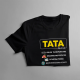 Tata Sp z o.o. - męska koszulka na prezent
