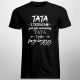 Tata z tatuażami jest jak normalny tata, tylko fajniejszy - męska koszulka na prezent dla taty