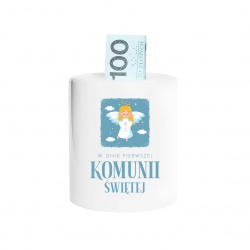 W dniu Pierwszej Komunii Świętej (dziewczynka) - skarbonka na prezent