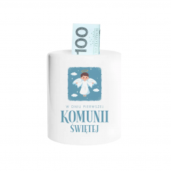 W dniu Pierwszej Komunii Świętej (chłopiec) - skarbonka na prezent