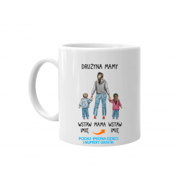 Drużyna mamy - kubek na prezent dla mamy - produkt personalizowany