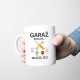 Garaż dzwoni muszę iść - kubek na prezent dla mechanika