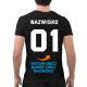 Zawodnik - męska koszulka na prezent - produkt personalizowany