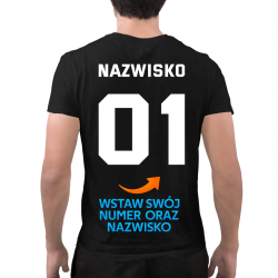 Zawodnik - męska koszulka na prezent - produkt personalizowany