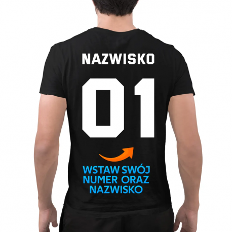 Zawodnik - męska koszulka na prezent - produkt personalizowany