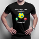 Piłka ręczna dzwoni, muszę iść - męska koszulka na prezent
