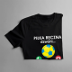 Piłka ręczna dzwoni, muszę iść - męska koszulka na prezent