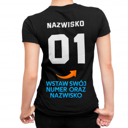 Zawodniczka - damska koszulka na prezent - produkt personalizowany