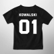 Zawodnik - dziecięca koszulka na prezent - produkt personalizowany