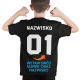 Zawodnik - dziecięca koszulka na prezent - produkt personalizowany