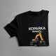Koparka dzwoni, muszę iść - męska koszulka na prezent dla operatora koparki