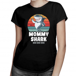 Mommy shark (doo doo doo) - damska koszulka na prezent