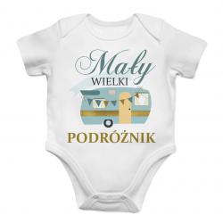 Mały, wielki podróżnik - body dziecięce na prezent