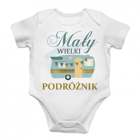 Mały, wielki podróżnik - body dziecięce na prezent