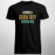 Pierwszy dzień taty (imię) - męska koszulka na prezent dla taty - produkt personalizowany